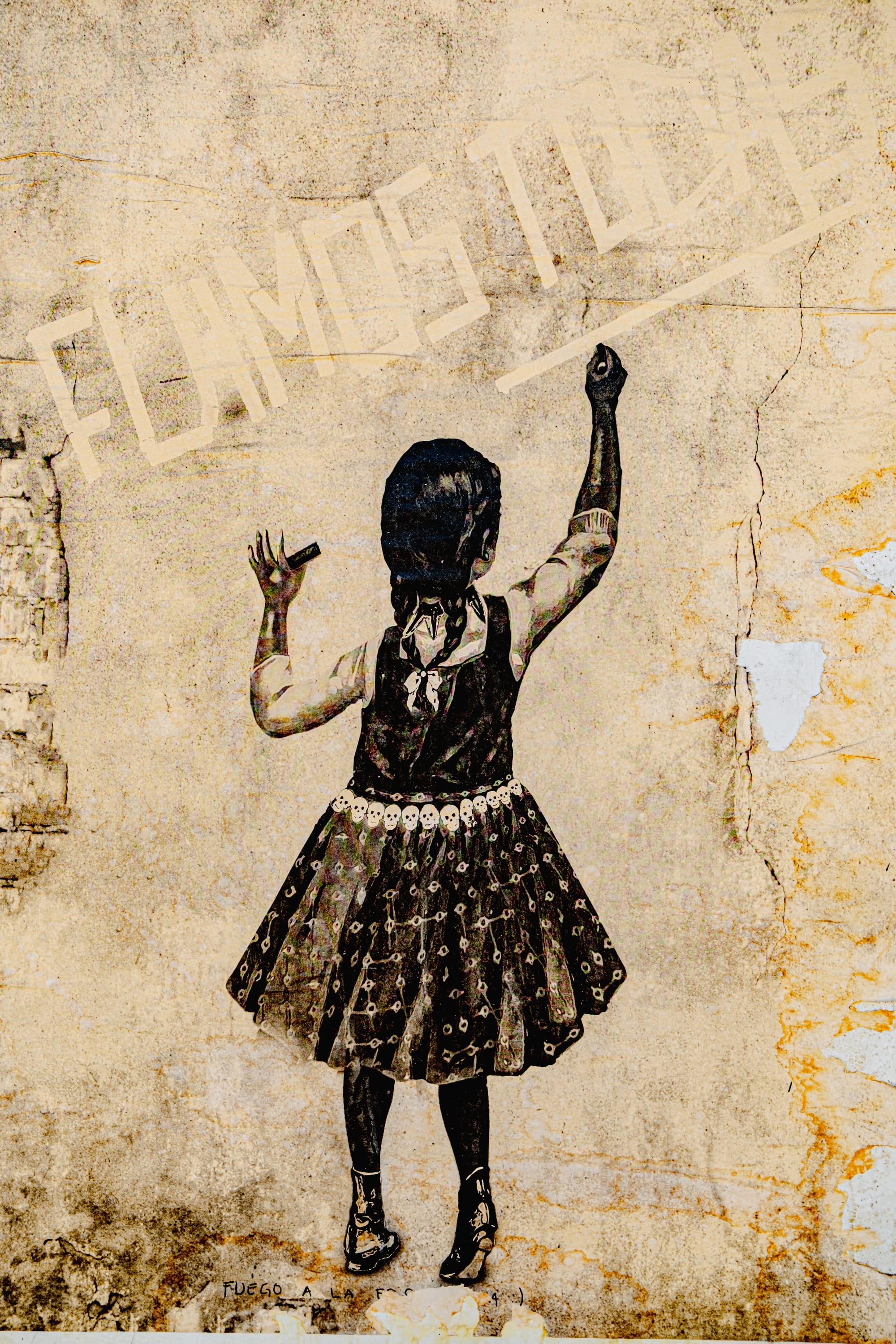 The street art of El Cerillo: murals of resistance and community