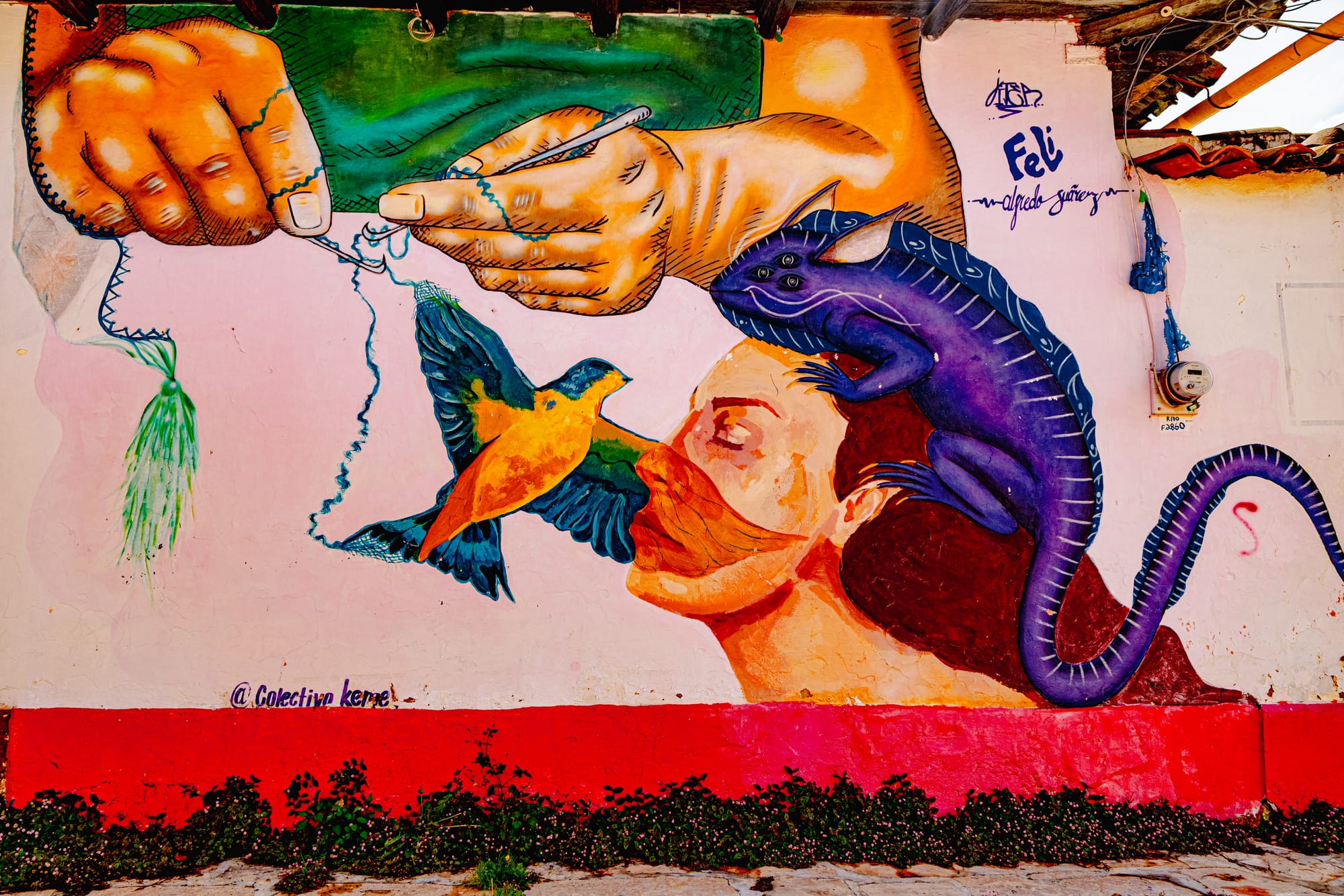 The street art of El Cerillo: murals of resistance and community