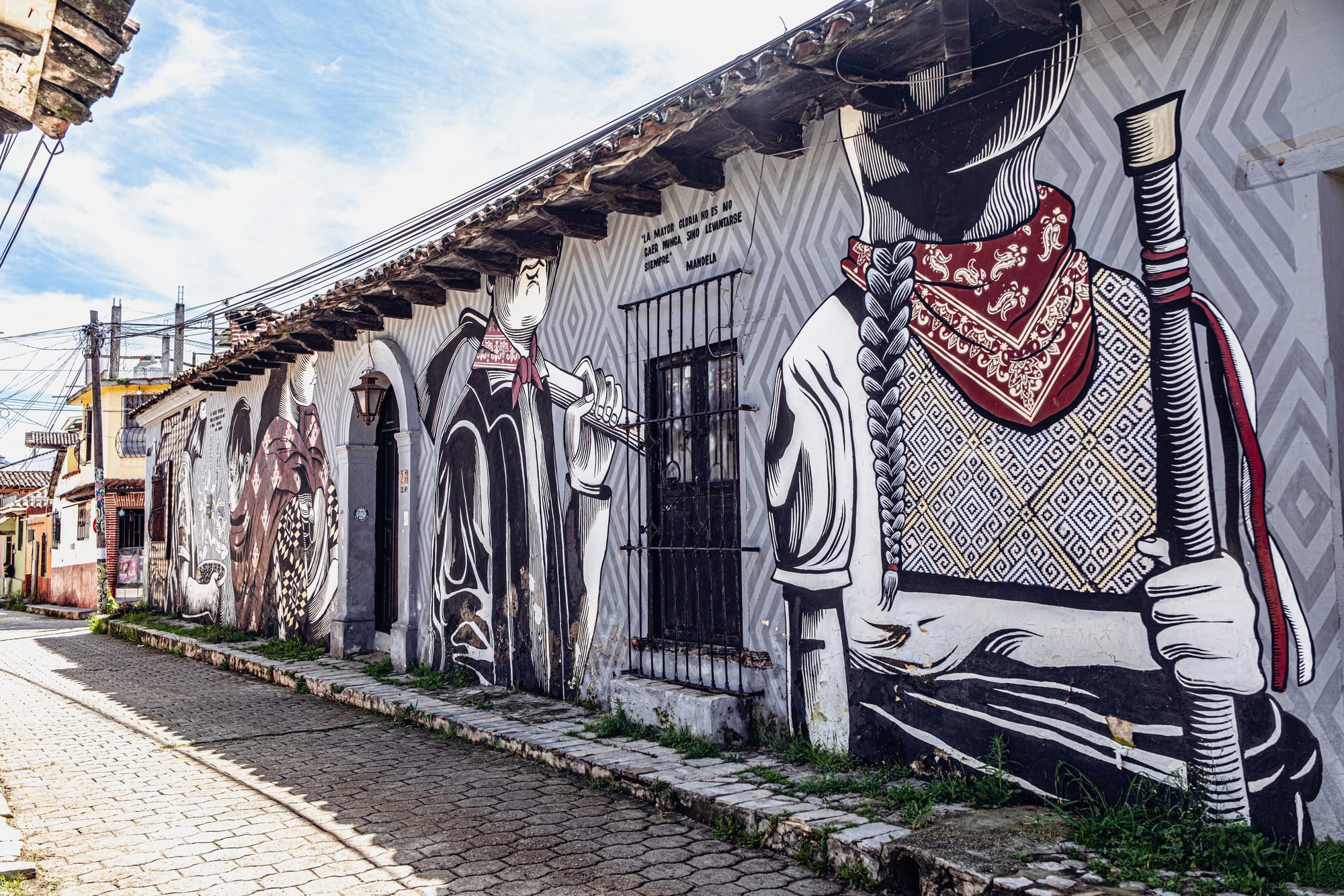 The street art of El Cerillo: murals of resistance and community