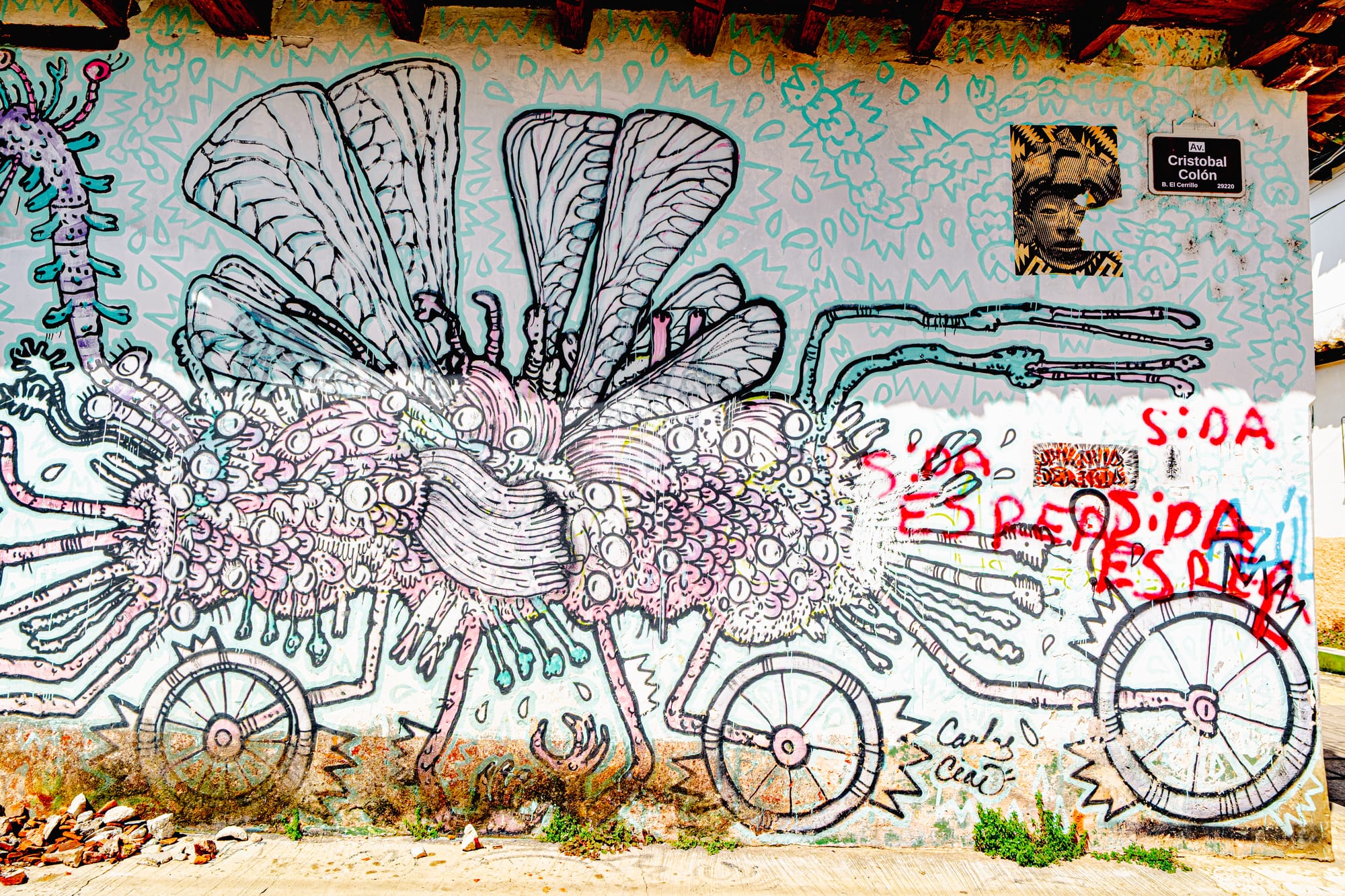 The street art of El Cerillo: murals of resistance and community