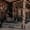 Rustic wooden porch at Moonlight Ranch in Cappadocia, decorated with Western-style props